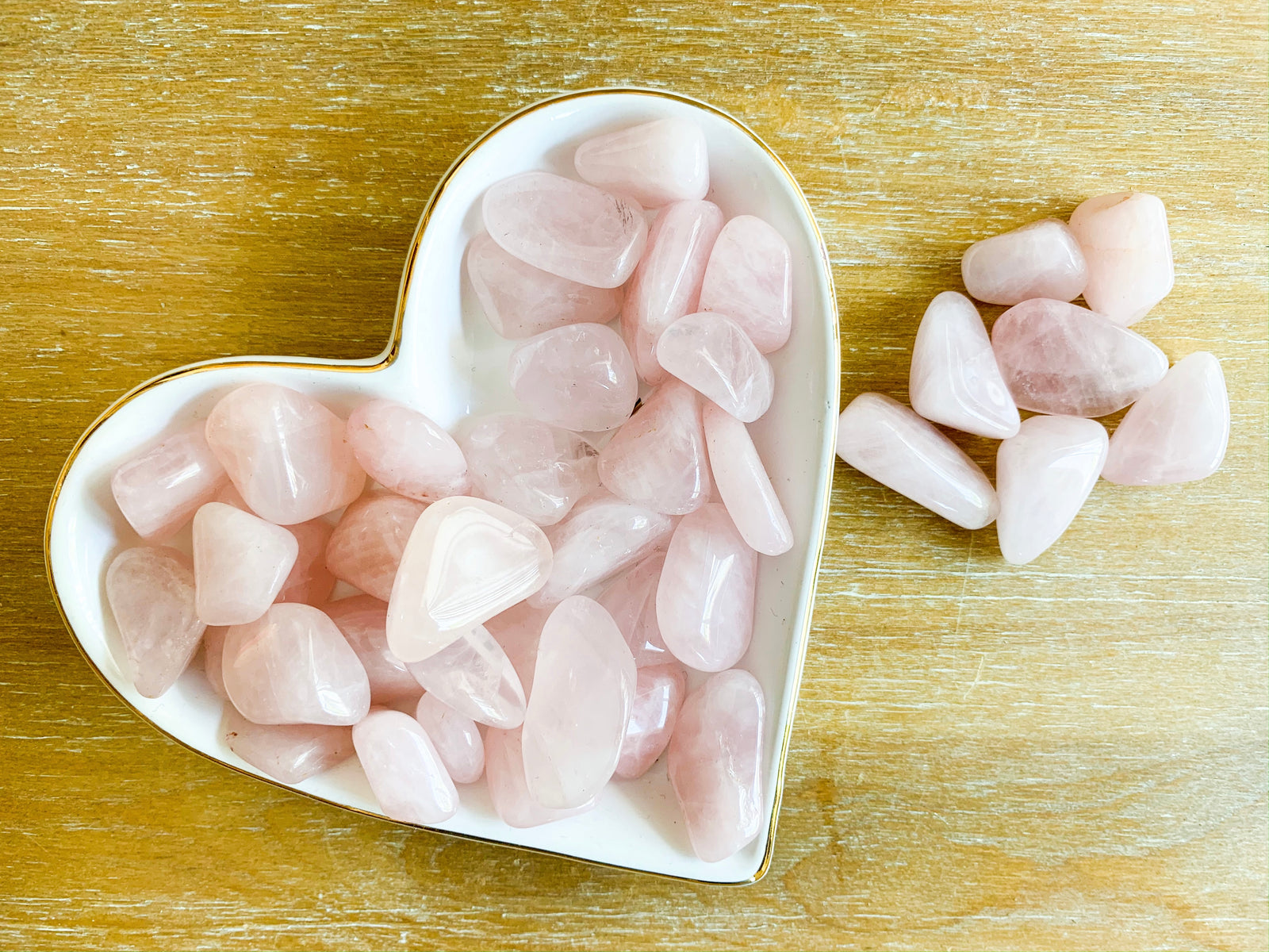 Rose Quartz Tumbled Stone Small