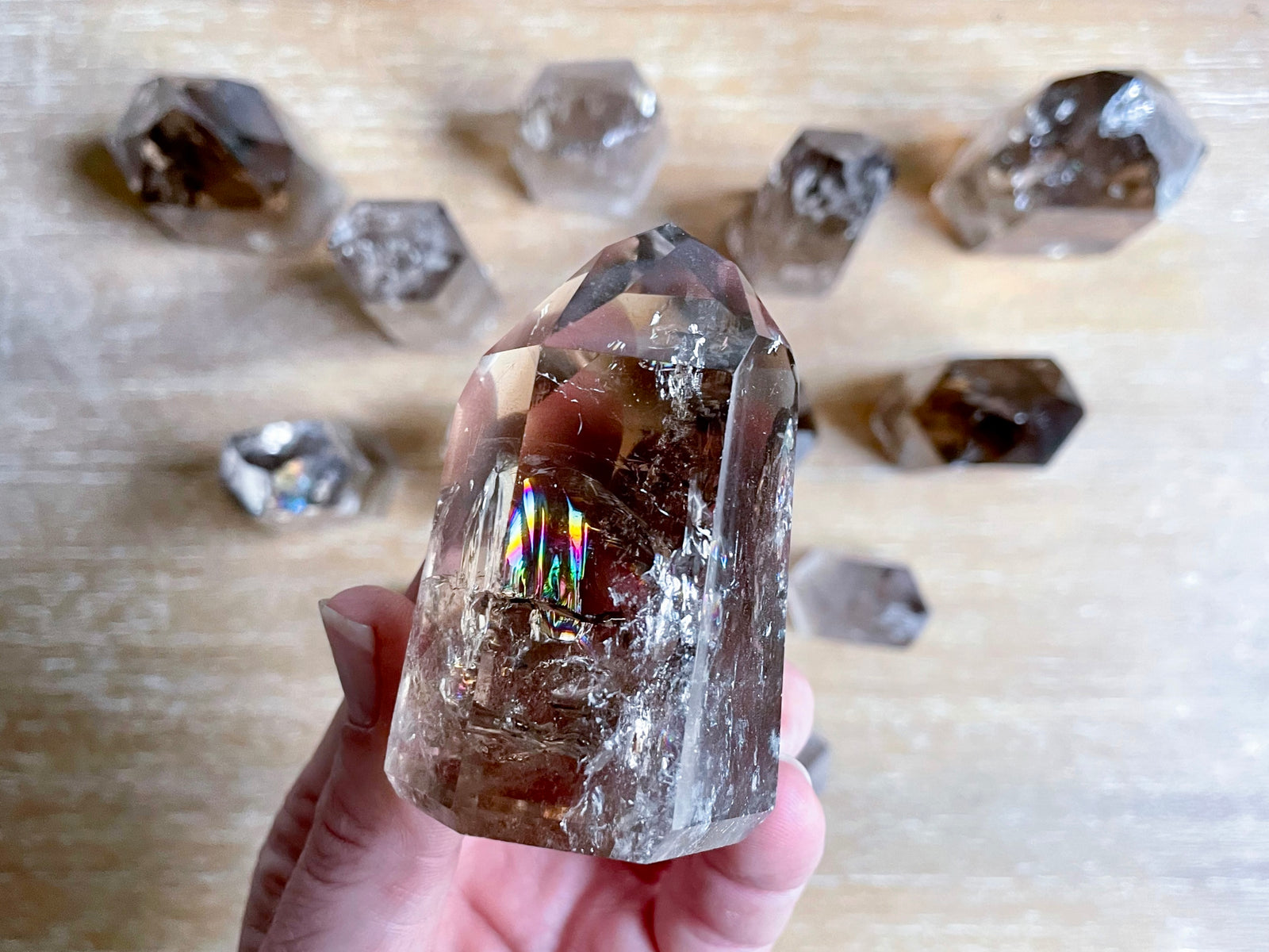Natural Smoky Quartz Point || Brazil