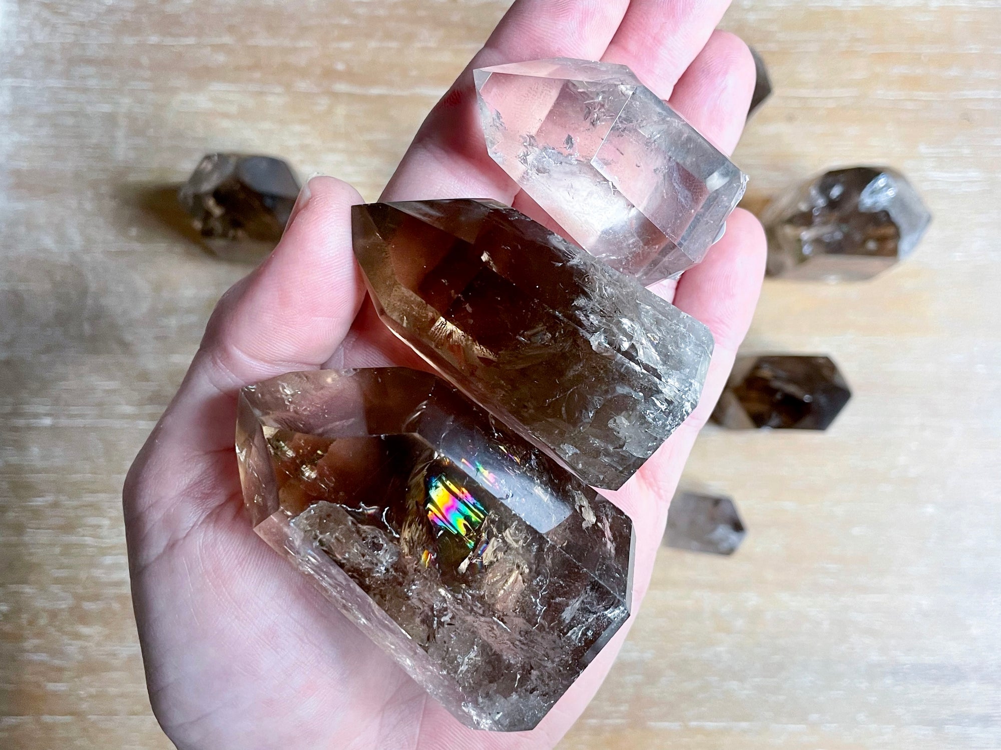 Natural Smoky Quartz Point || Brazil