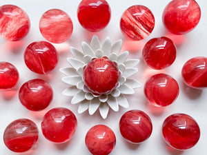 Cherry Quartz Sphere