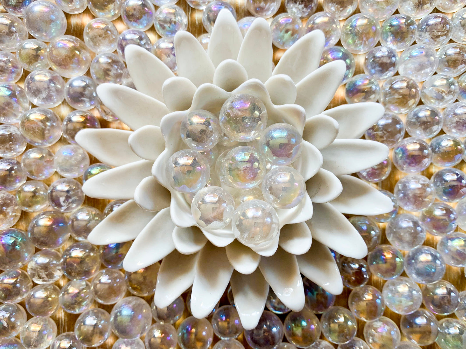 Aura Quartz Spheres