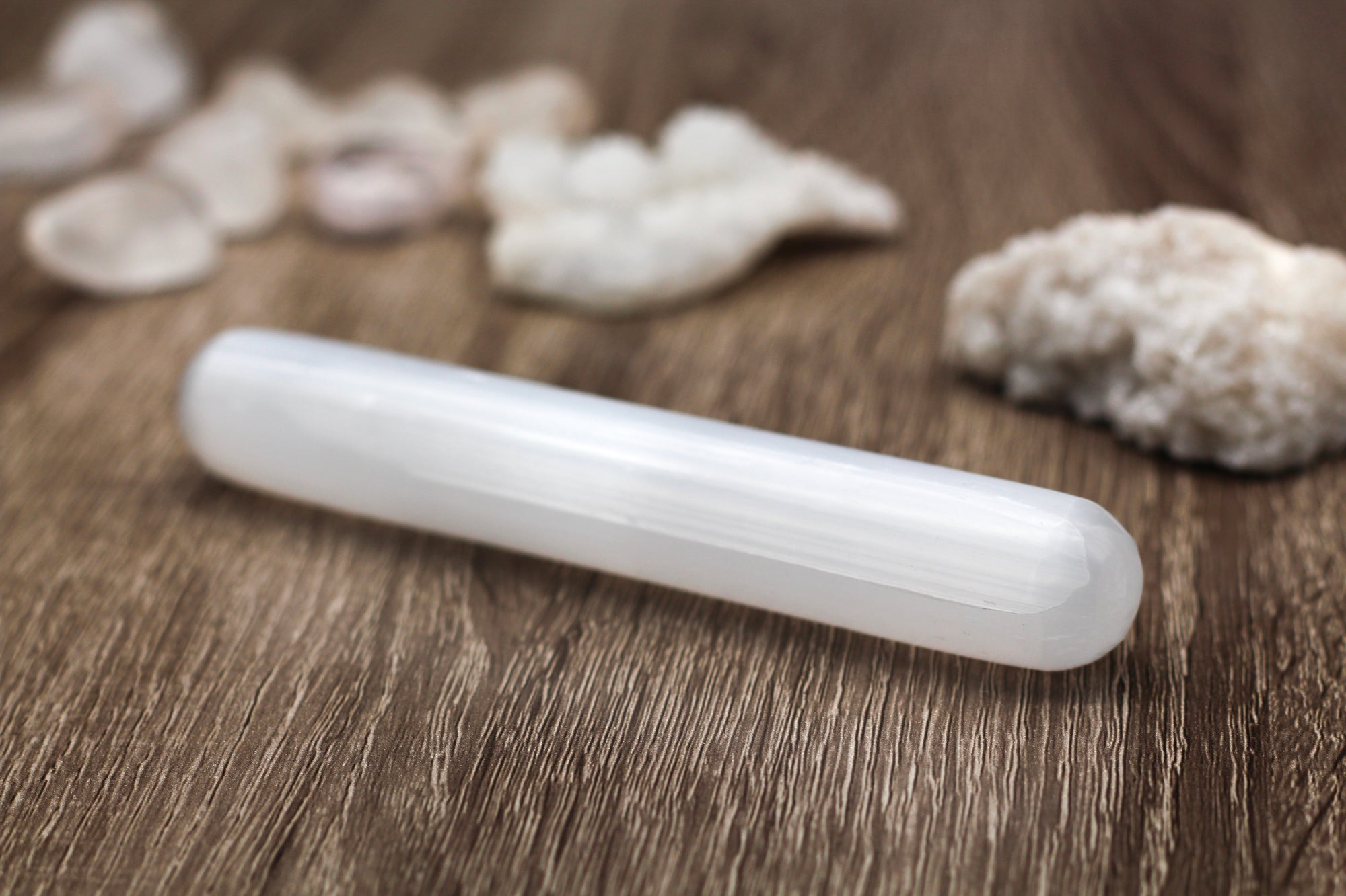 Polished Selenite Wand