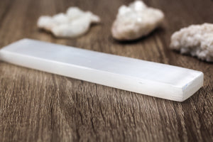 Polished Selenite Charging Plate