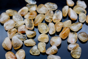 Citrine Tumbled Stone || Small