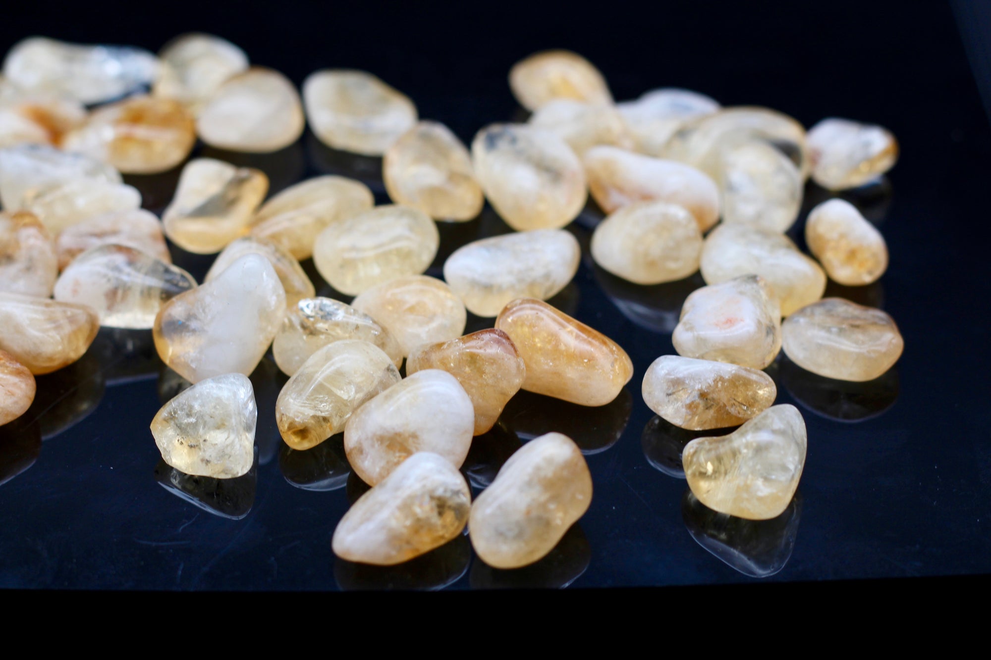 Citrine Tumbled Stone || Small