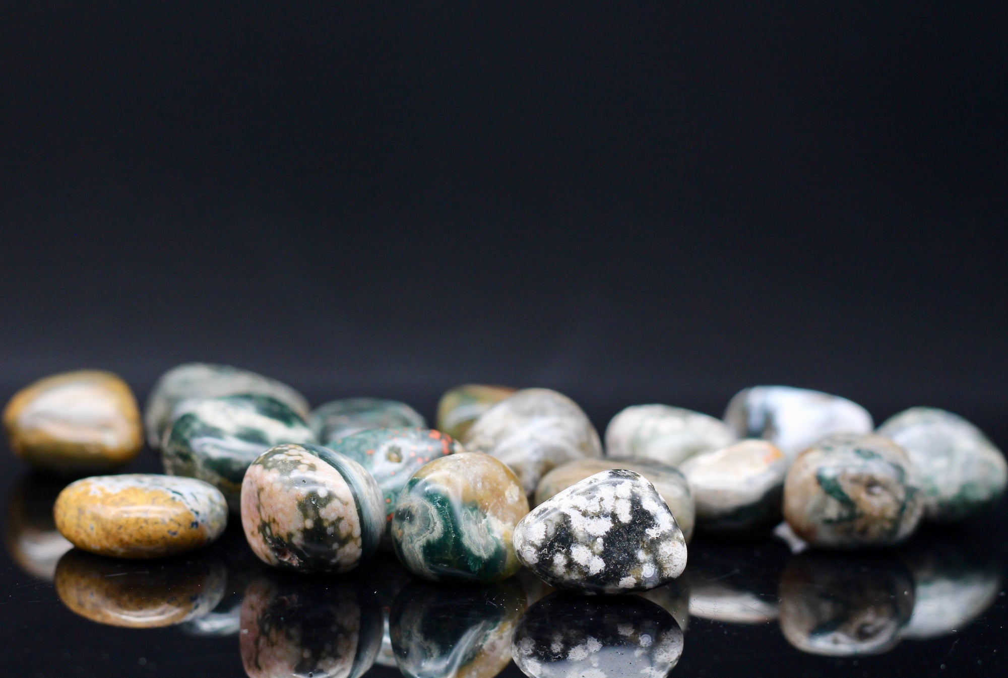 Ocean Jasper Tumbled Stone