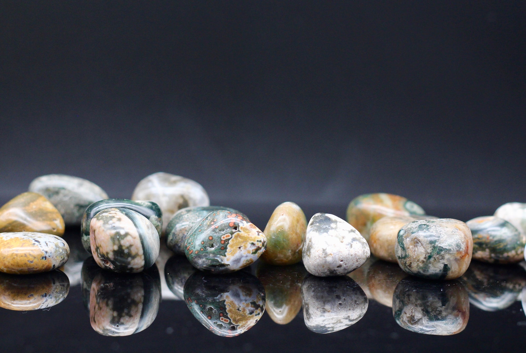 Ocean Jasper Tumbled Stone