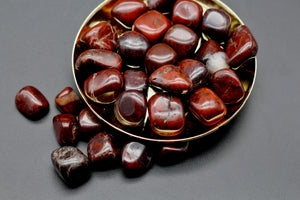 Red Brecciated Jasper Tumbled Stone