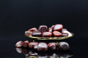 Red Brecciated Jasper Tumbled Stone