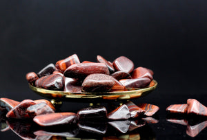 Red Tiger's Eye Tumbled Stone || Small