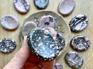 Rhodonite Worry Stone