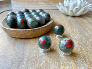 Bloodstone Sphere || Marble