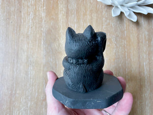 Shungite Lucky Money Cat