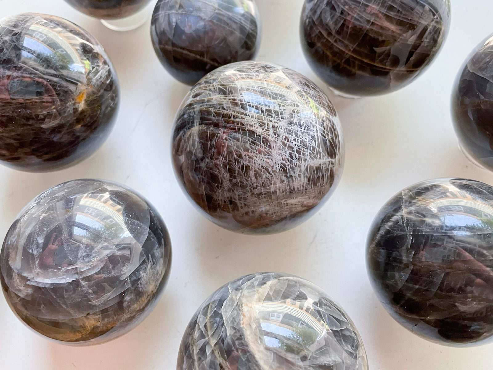 Black Moonstone Sphere