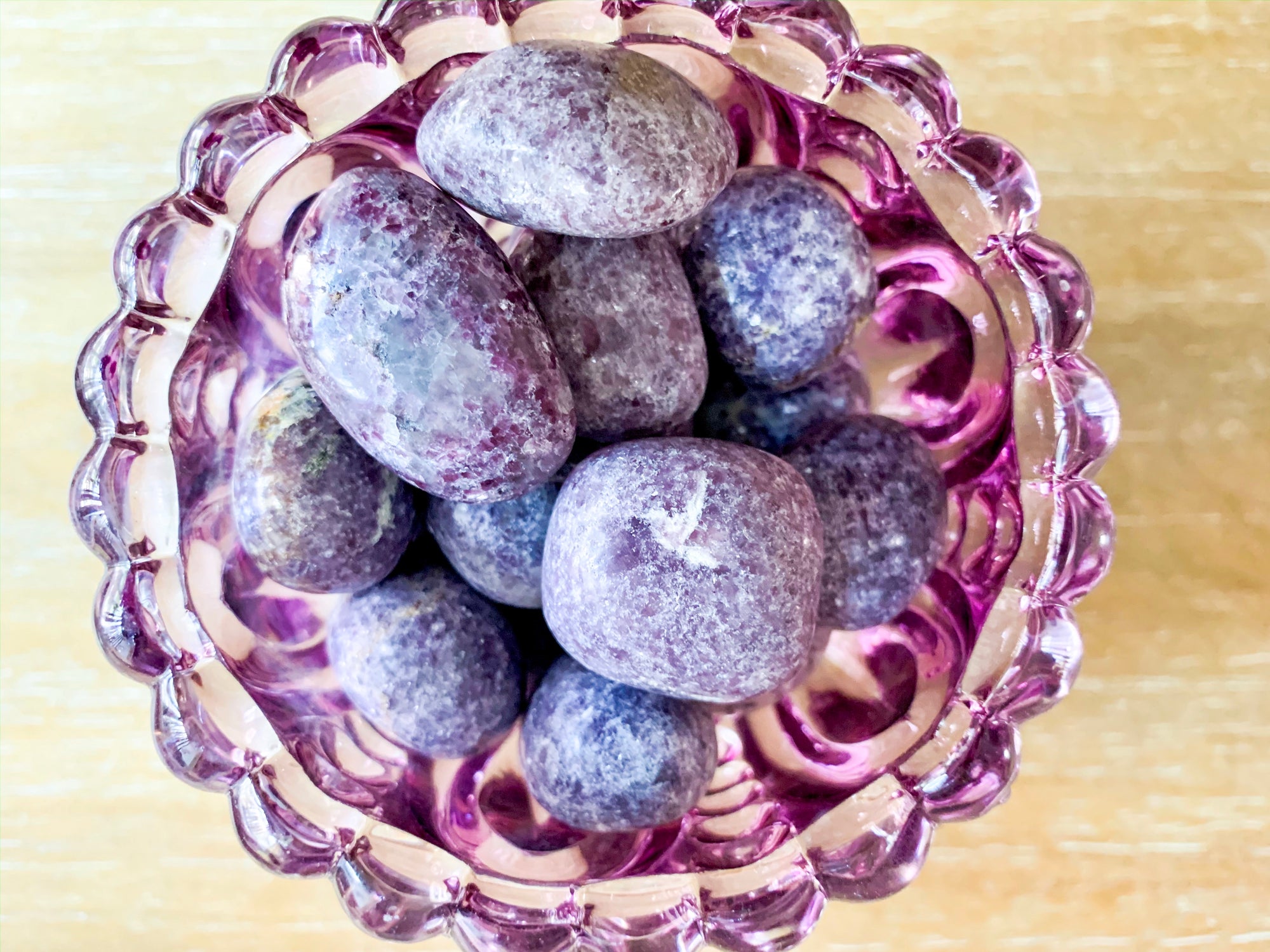 Lepidolite Large Hand Polished Tumbled Stones