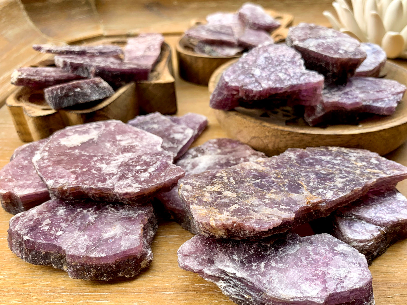 Lepidolite Mica Raw Pieces