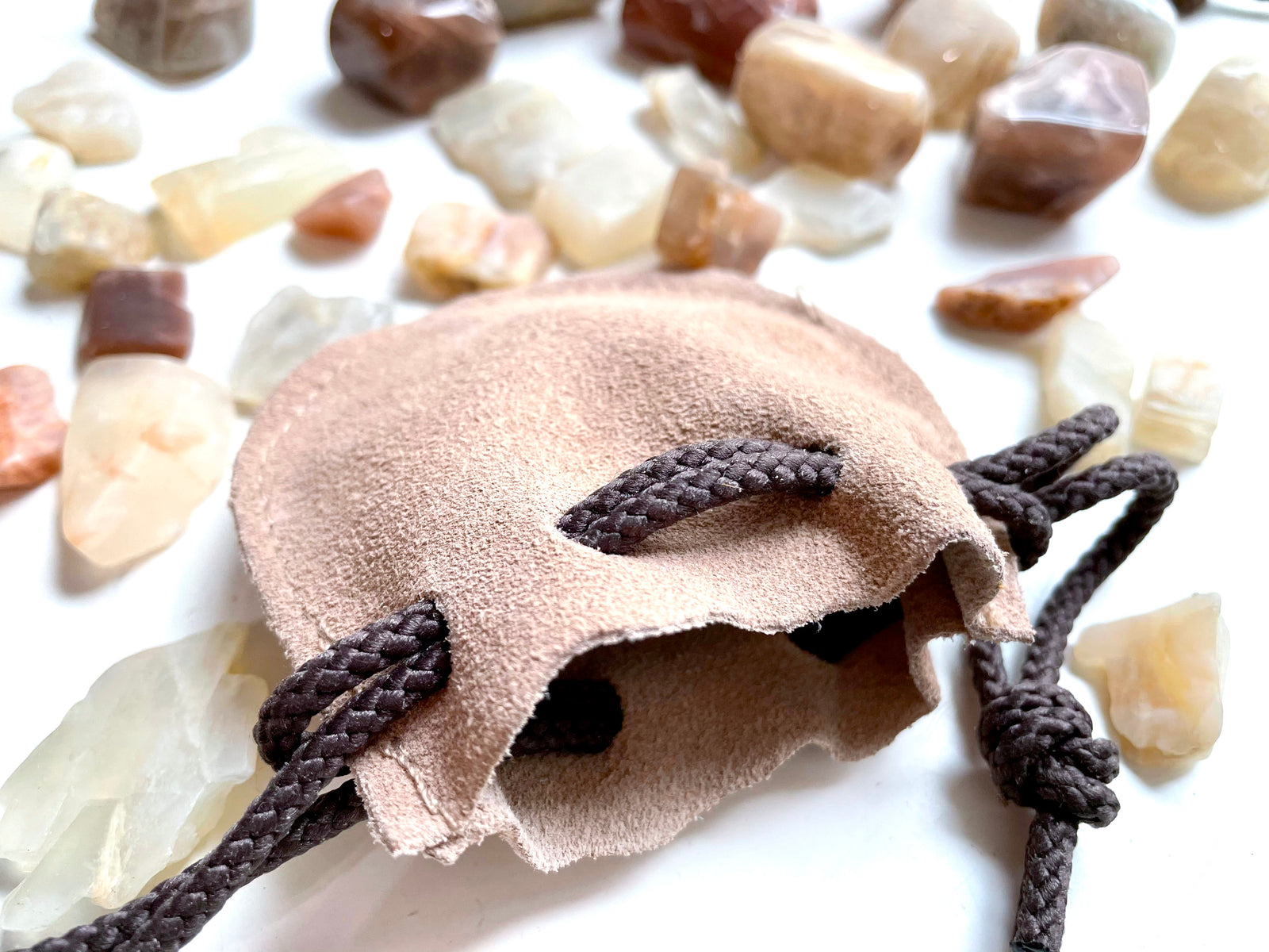 Leather "Rocks" Pouch