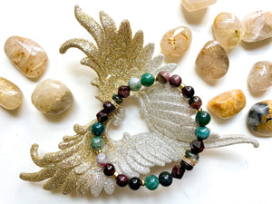 Connecting with Archangels || Archangel Metatron || Rainbow Tourmaline, Moss Agate and Garnet