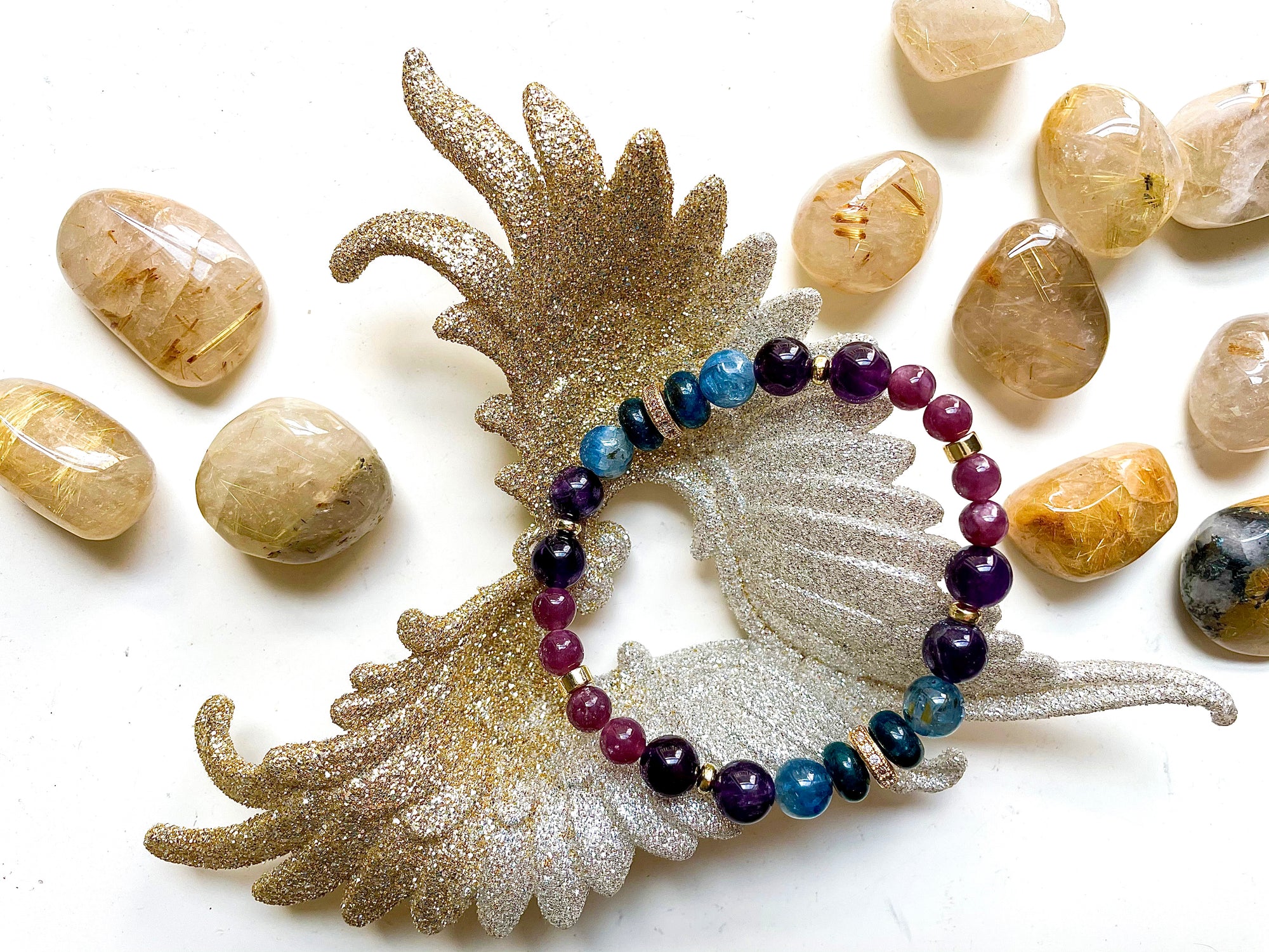 Connecting with Archangels || Archangel Micheal || Apatite, Kyanite, Amethyst & Lepidolite