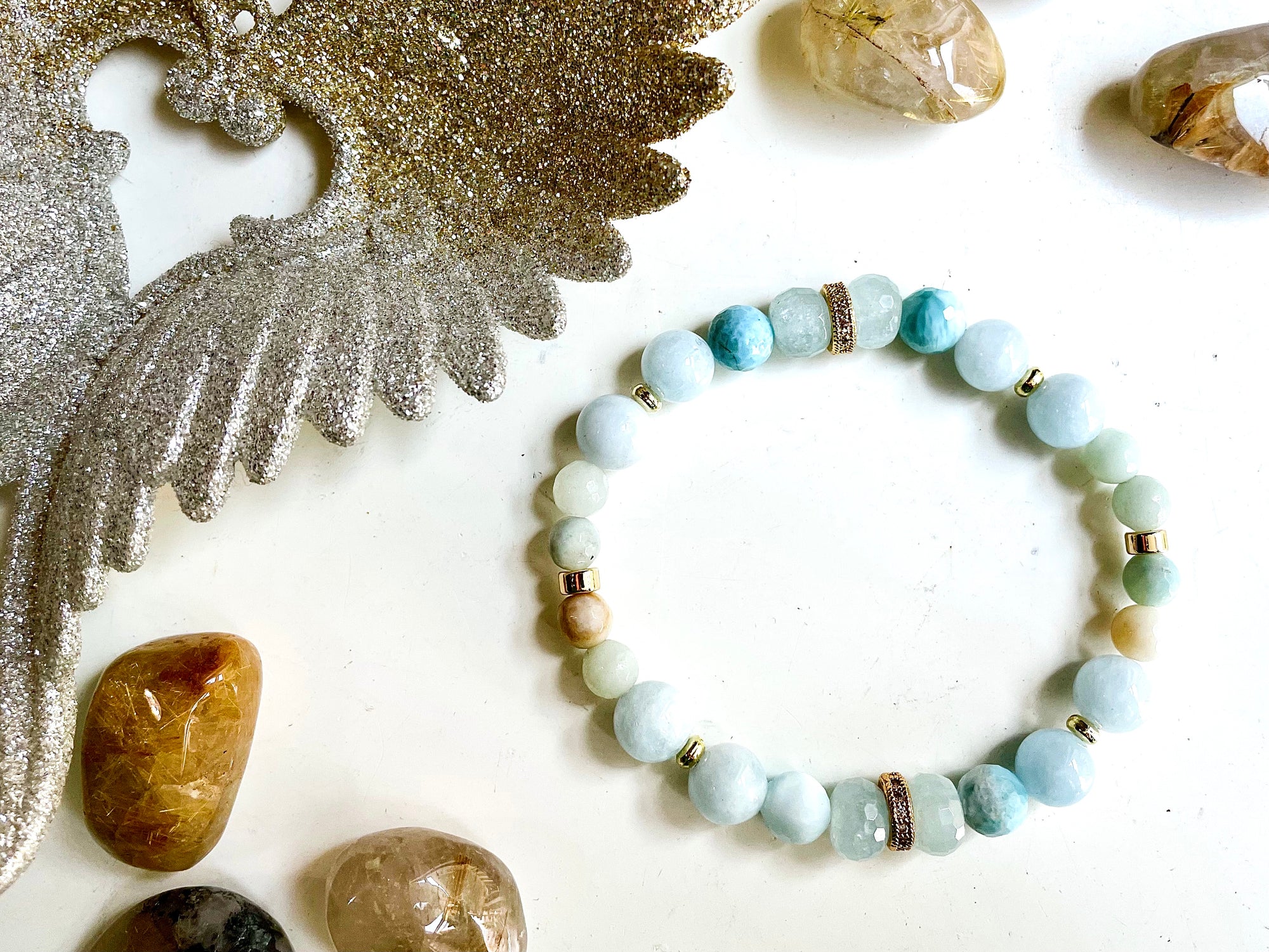 Connecting with the Archangel || Archangel Raguel || Aquamarine, Larimar & Amazonite