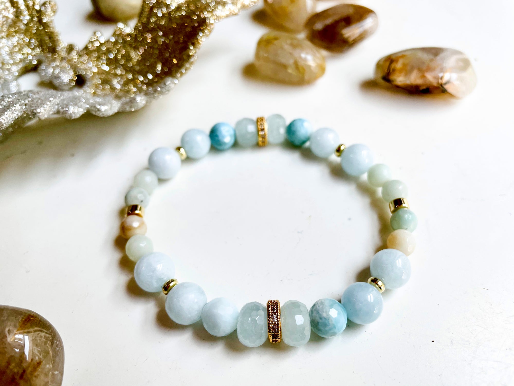 Connecting with the Archangel || Archangel Raguel || Aquamarine, Larimar & Amazonite