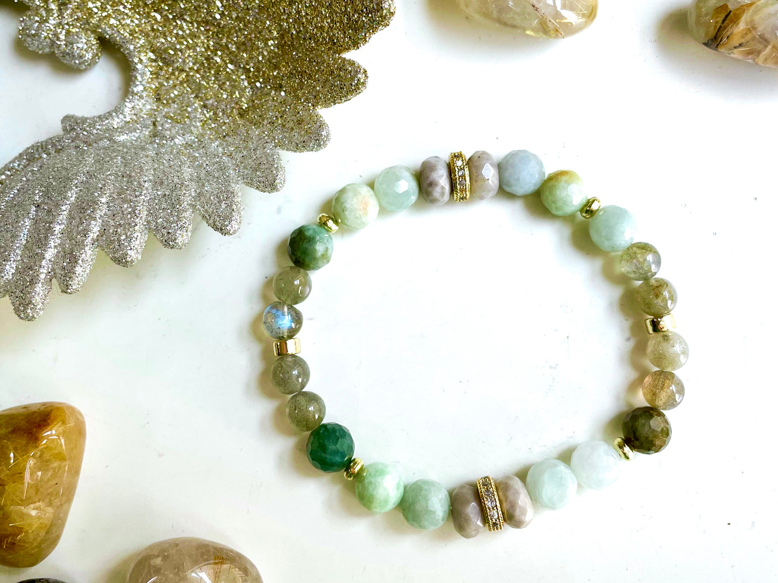 Connecting with Archangels || Archangel Raphael || Labradorite, Burmese Jade and Silver Leaf Jasper
