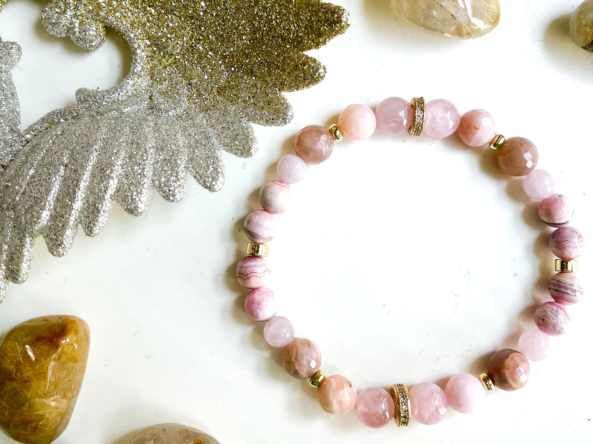 Connecting with Archangels || Archangel Ariel || Rose Quartz, Rhodochrosite, Pink Opal & Peach Moonstone