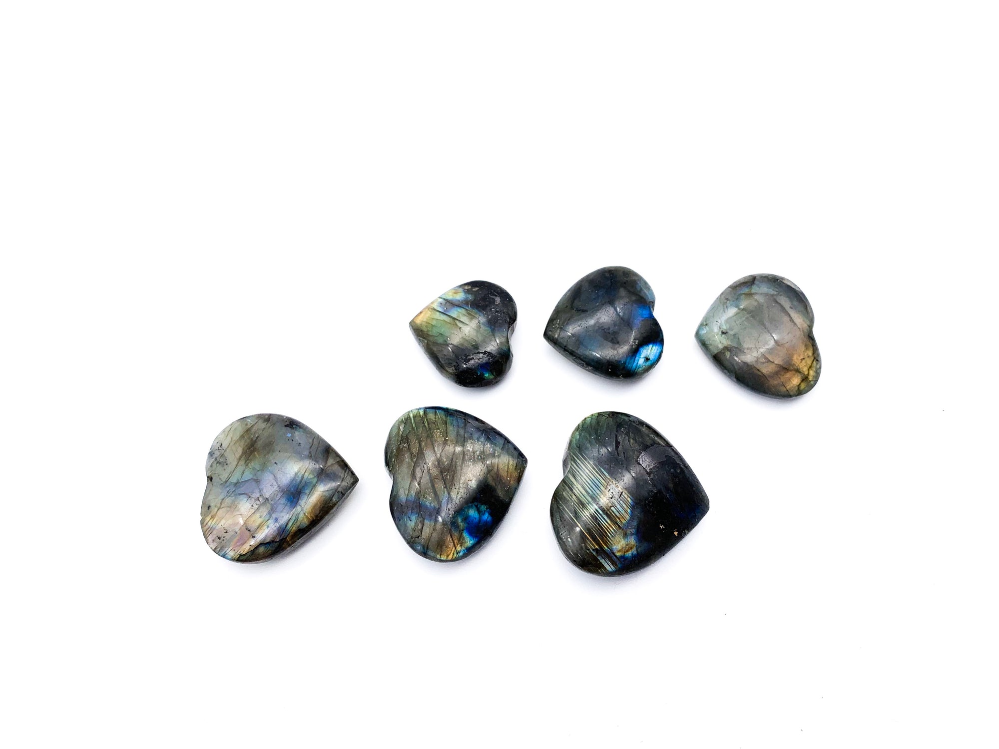 Labradorite Crystal Heart