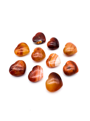 Carnelian Crystal Heart