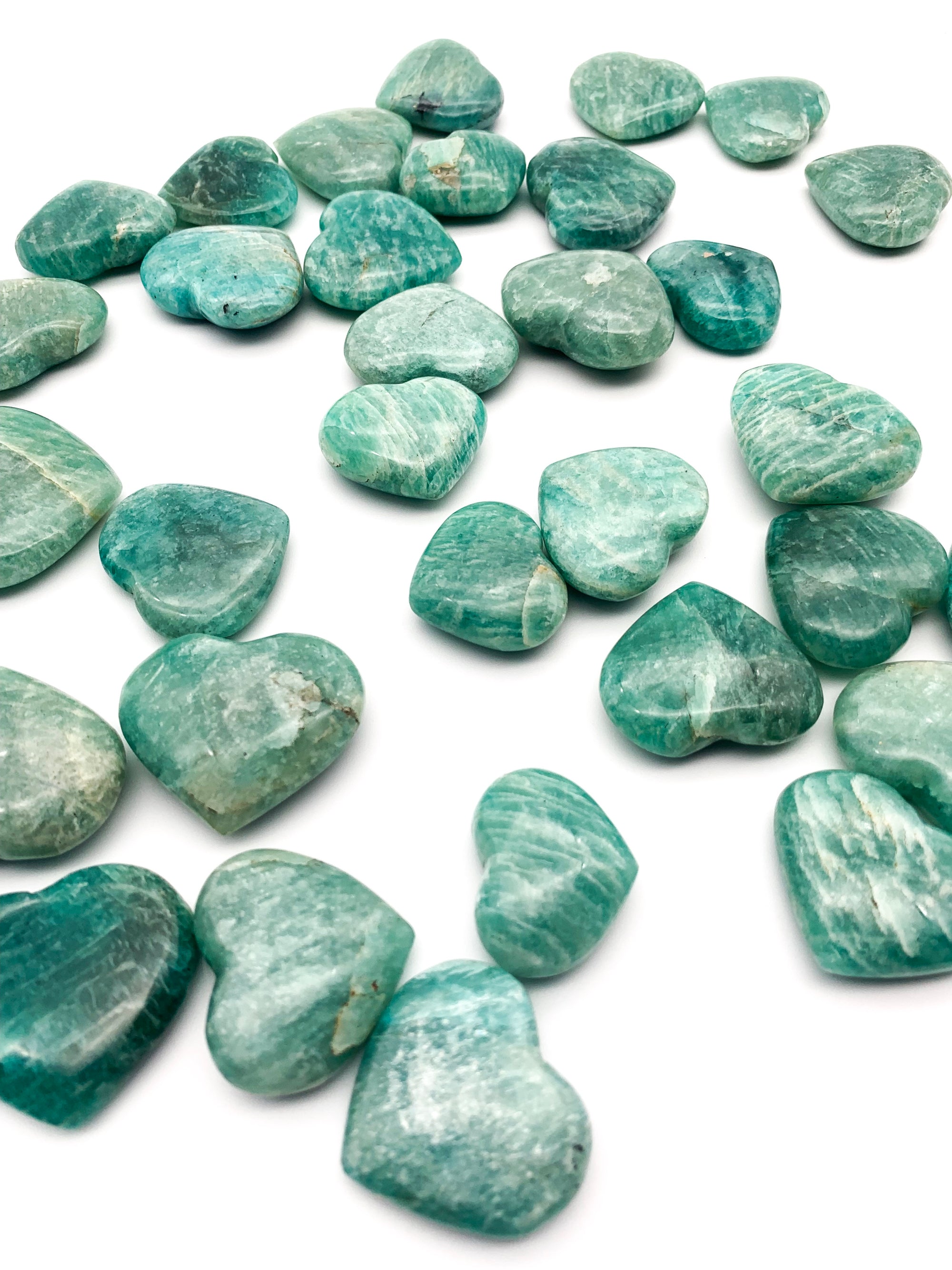 Amazonite Crystal Heart