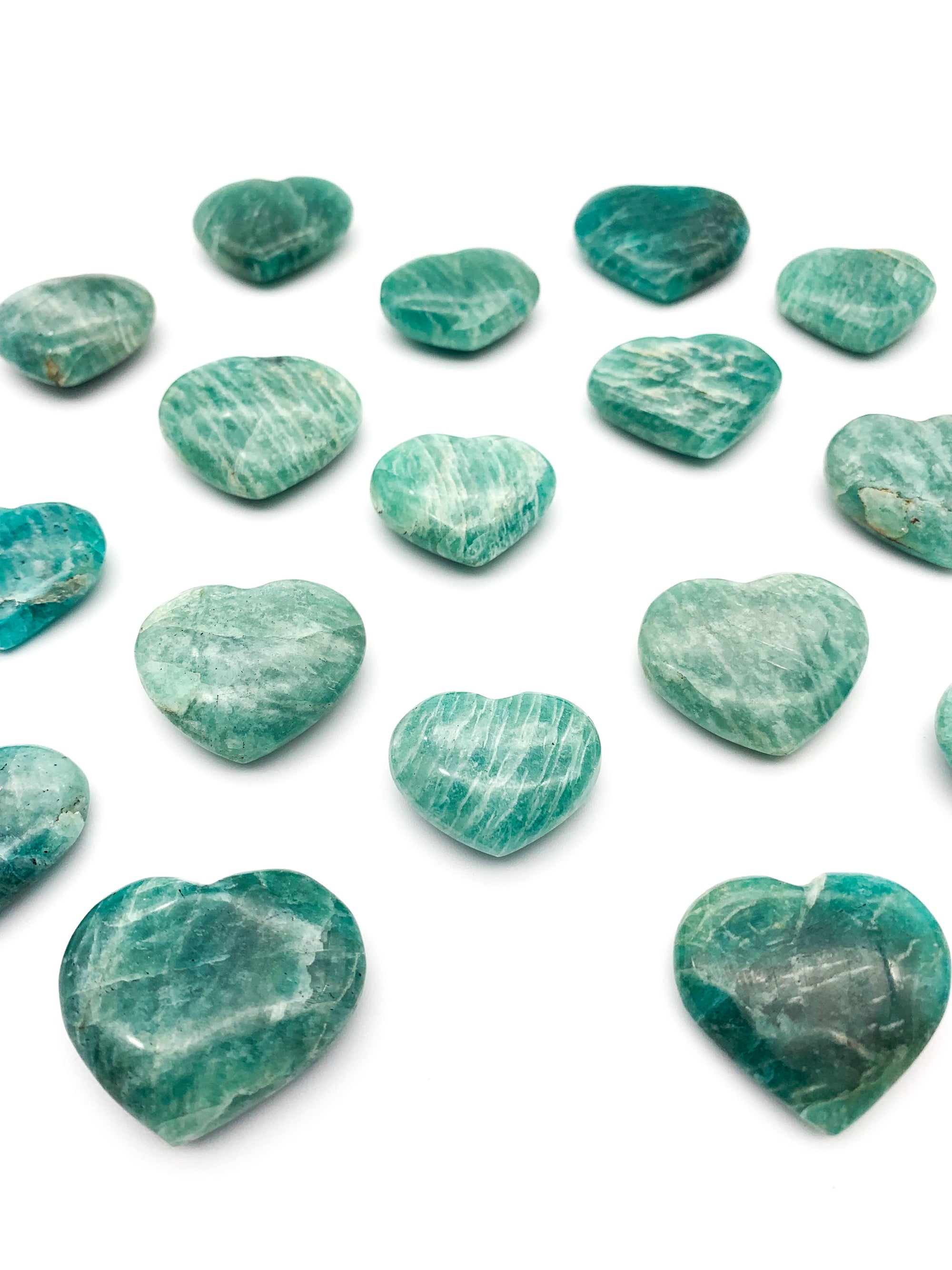 Amazonite Crystal Heart