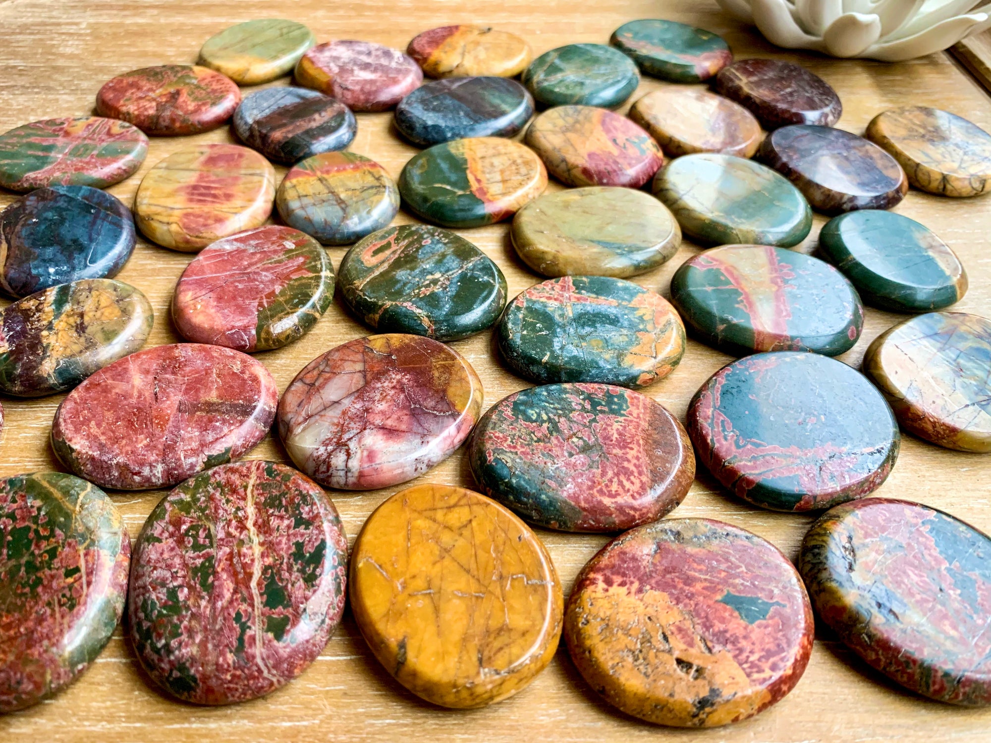 Cherry Creek Network Jasper Flat Palm Stone