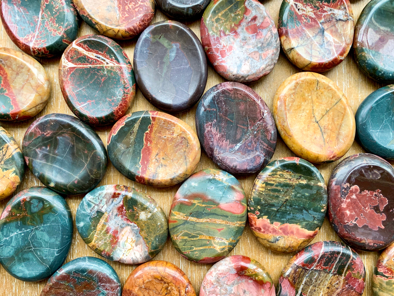 Cherry Creek Network Jasper Worry Stone