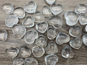 Clear Quartz Crystal Heart