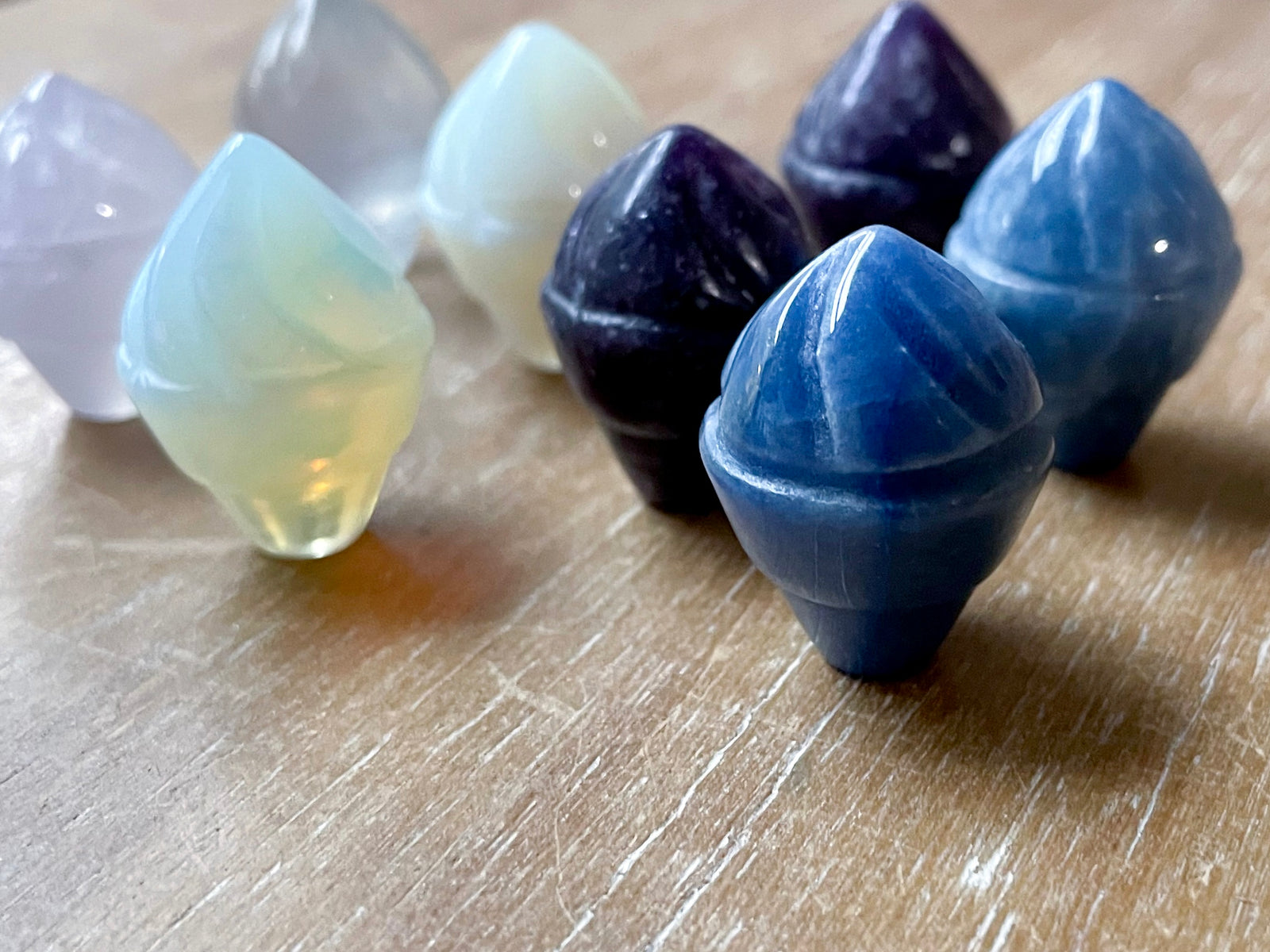 Mini Crystal Ice Cream Cone Carving