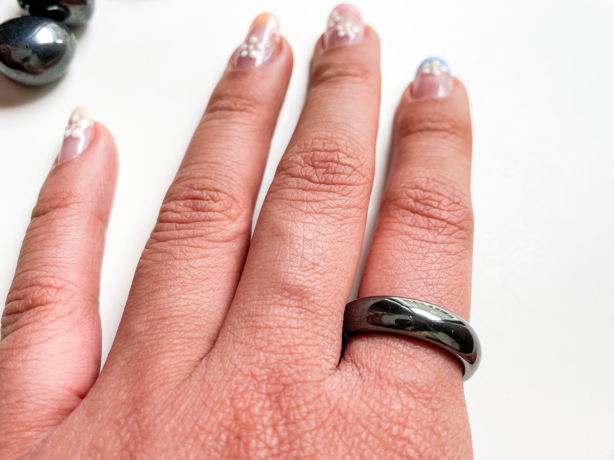 Hematite Ring || 6mm