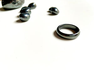 Hematite Ring || 6mm