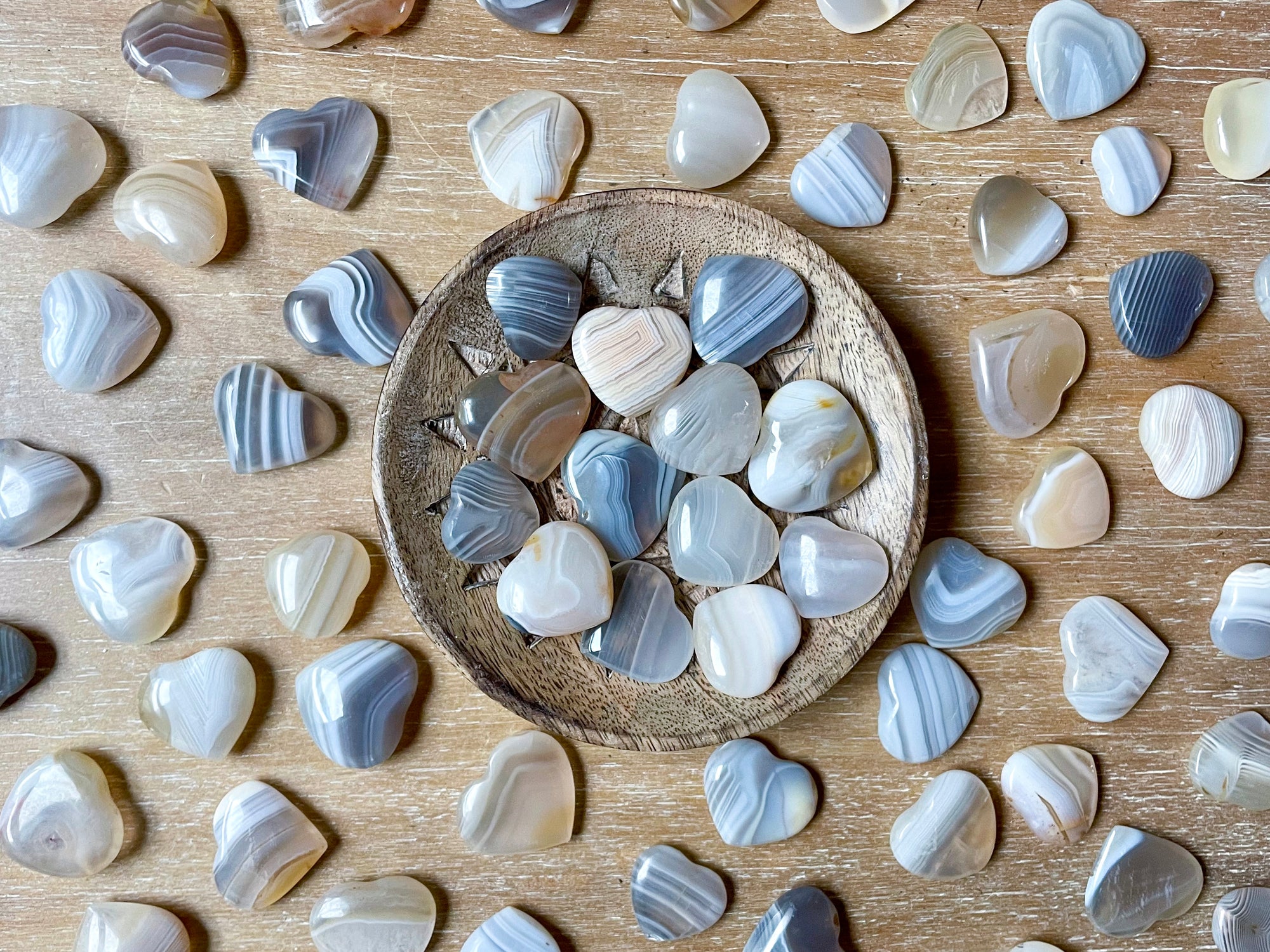 Banded Agate Heart