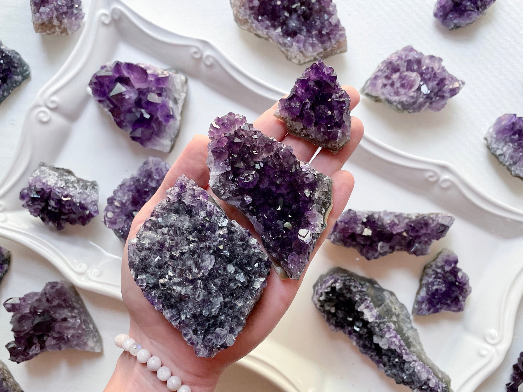 Amethyst Clusters || Grade A - #23
