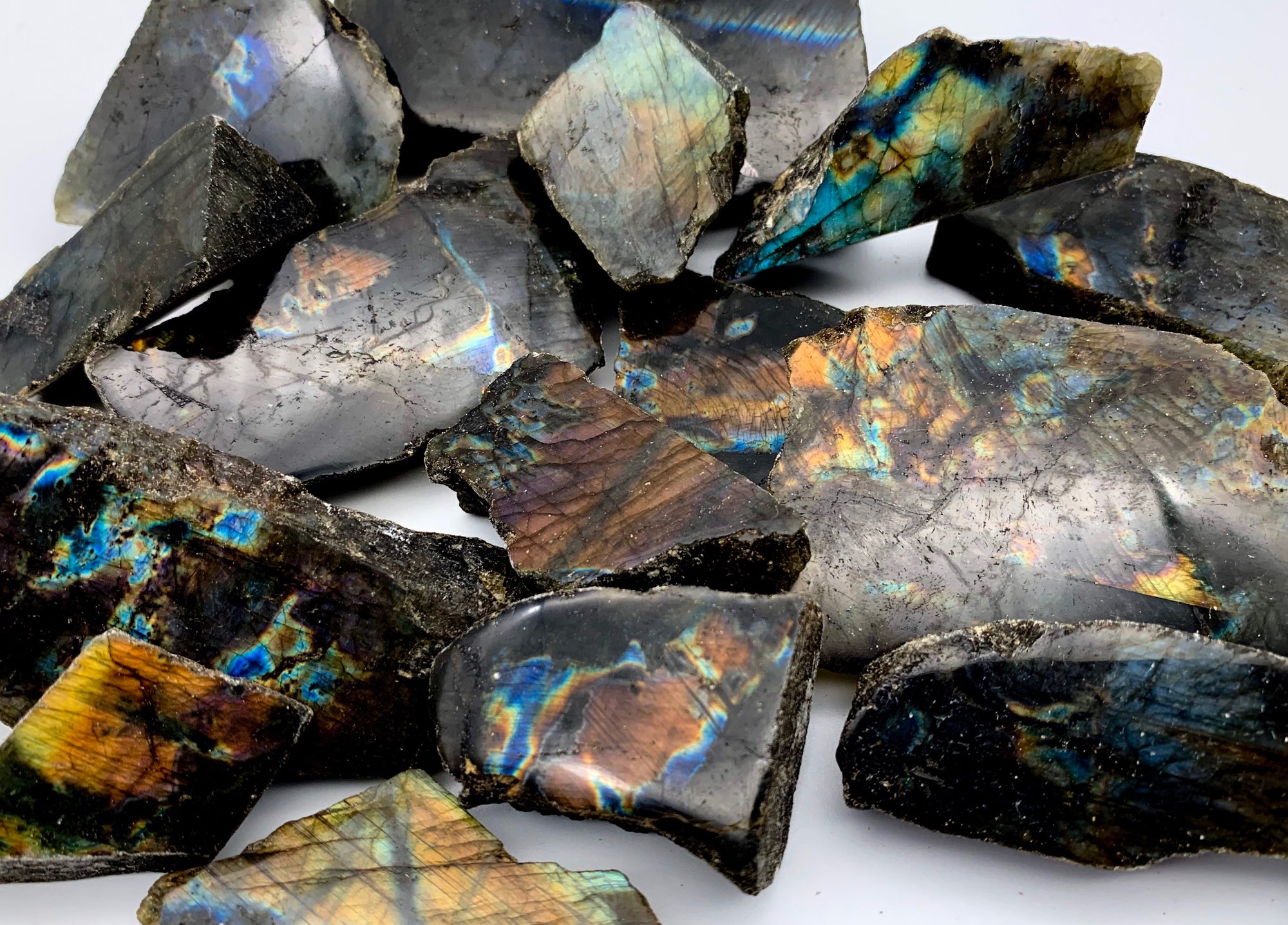 Labradorite Raw & Polished Pieces