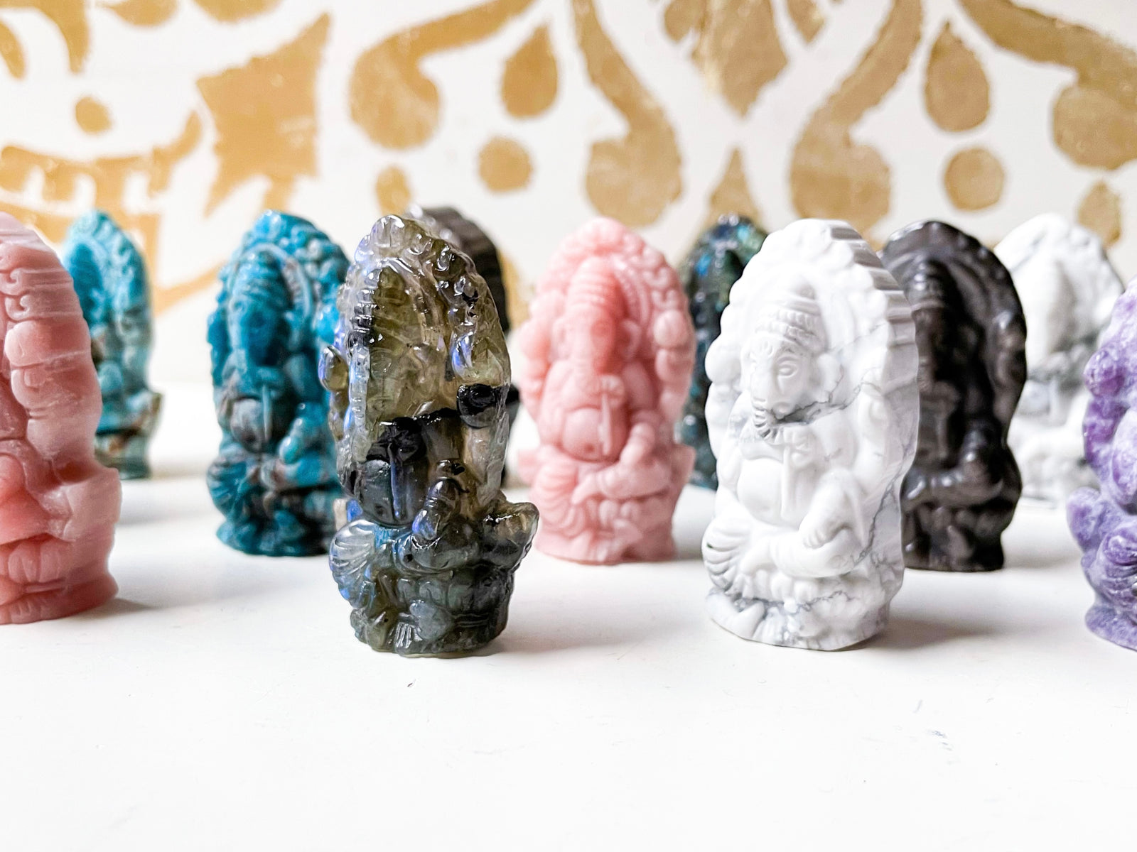 Crystal Ganesha Carving