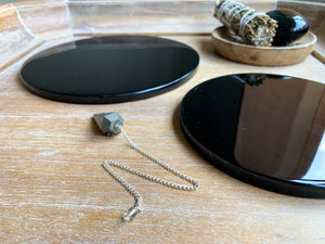 Black Obsidian Mirror