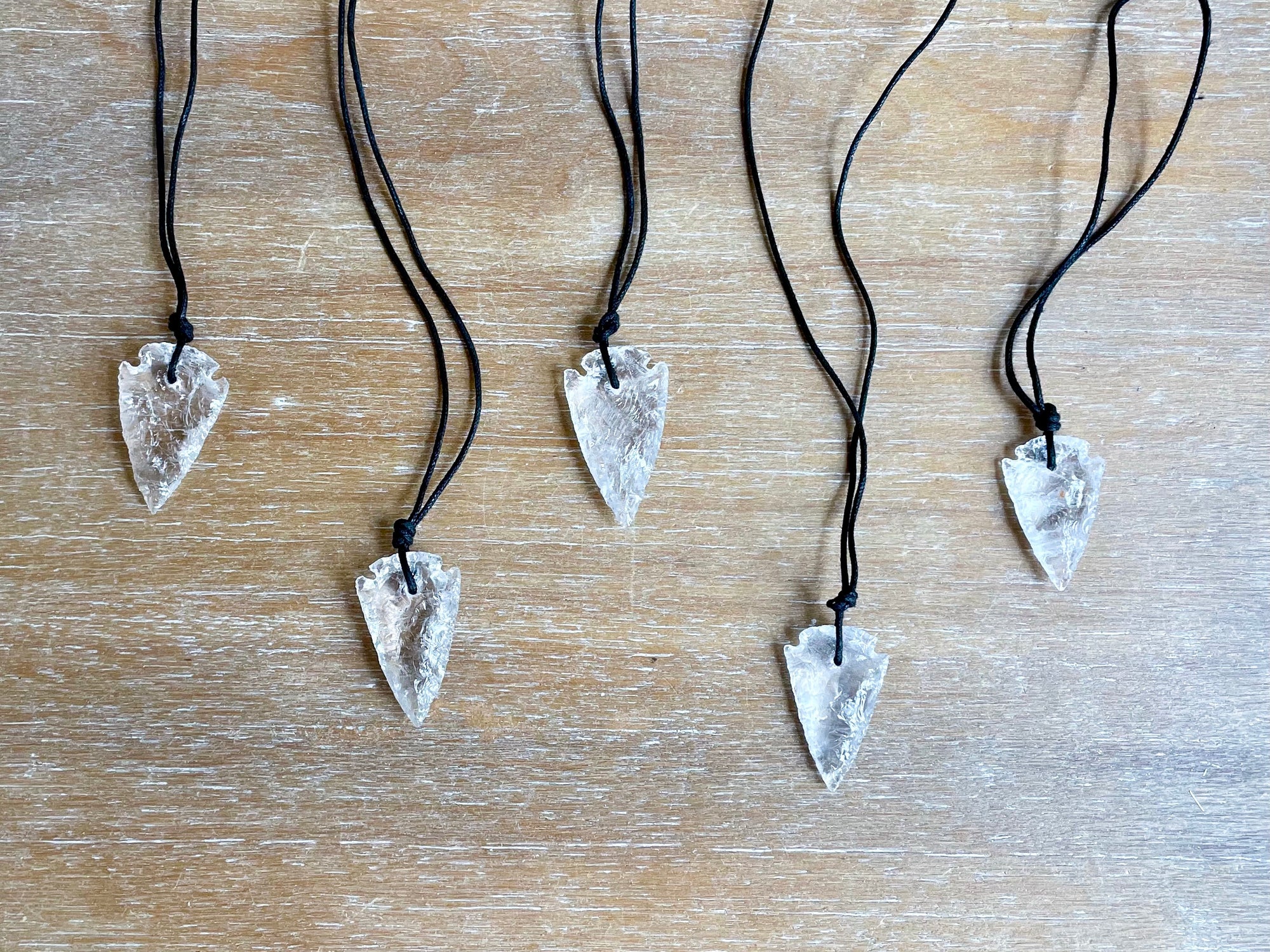 Clear Quartz Arrowhead Necklace