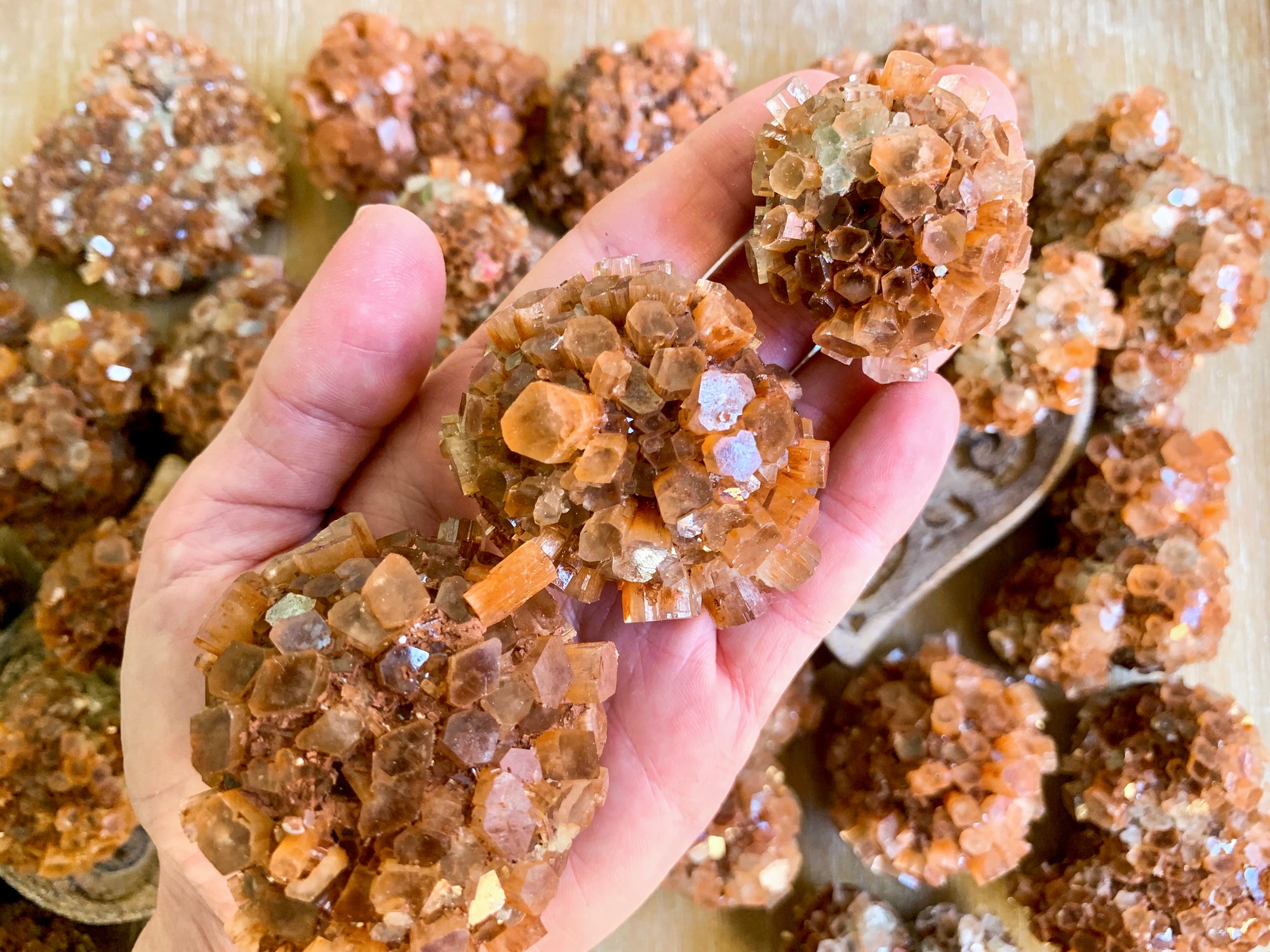 Aragonite Star Cluster