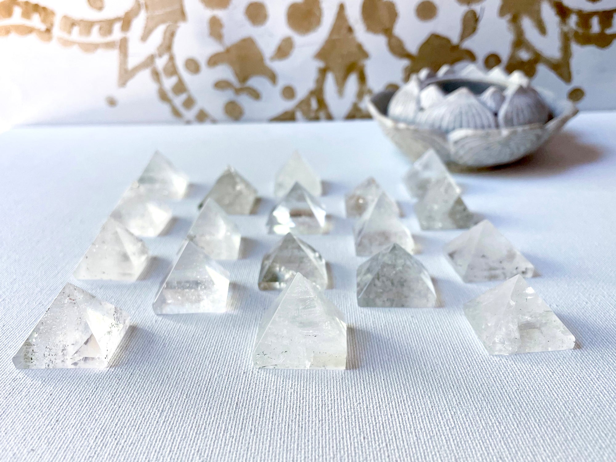 Clear Quartz Pyramid || Mini