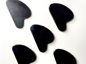 Crystal Gua Sha - Obsidian