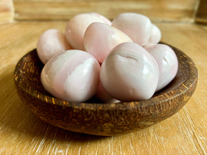 Pink (Magano) Calcite Tumbled Stone || Peru