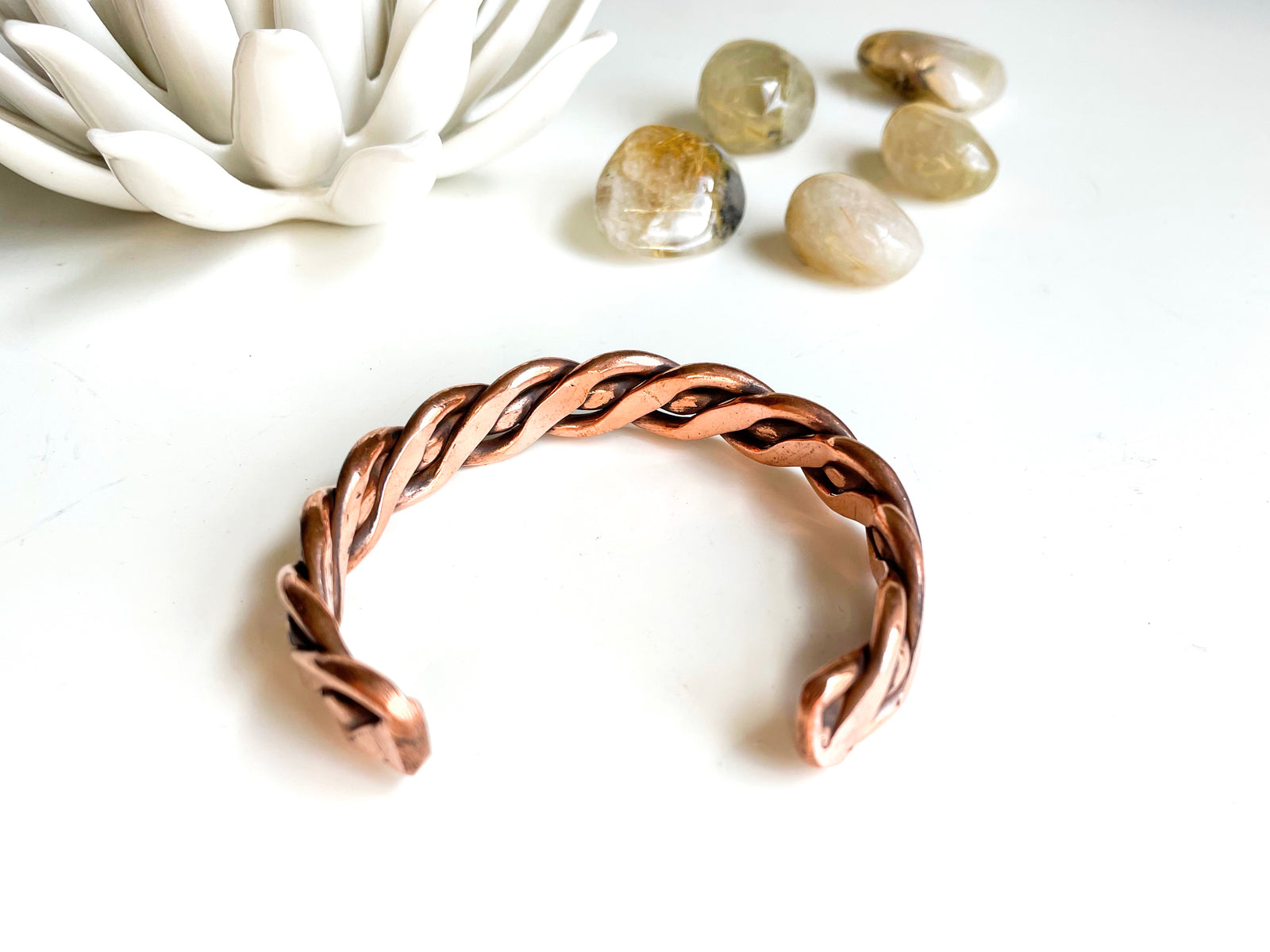 Copper Braided Bracelet