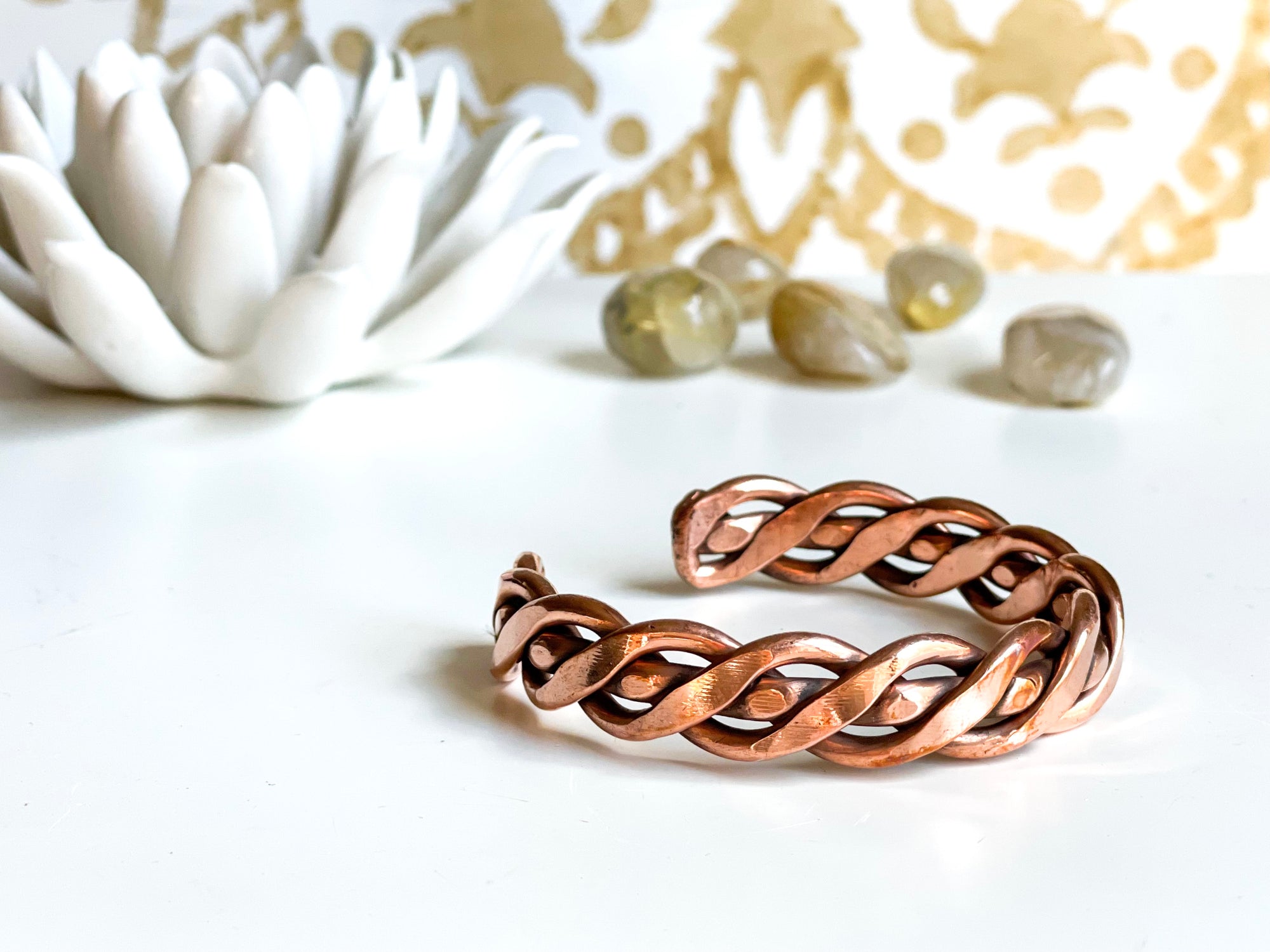 Copper Braided Bracelet