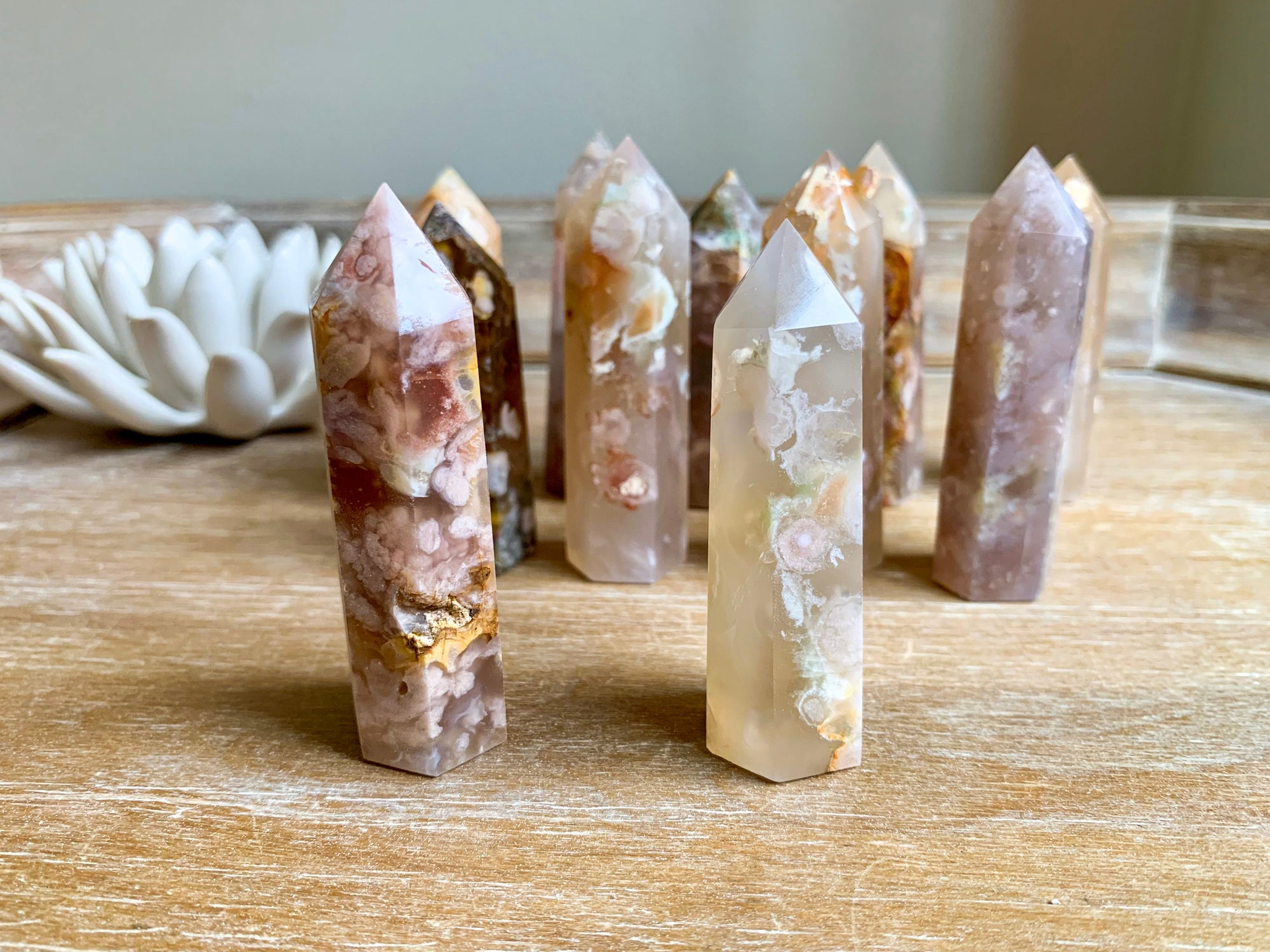 Flower Agate Points